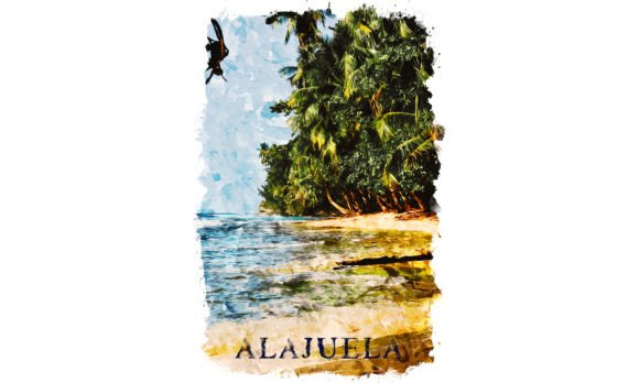 Alajuela South America Watercolor Illustrations Review
