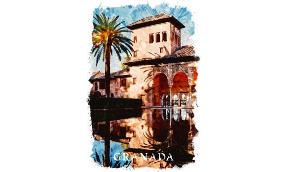 Granada South America Watercolor Illustrations Review