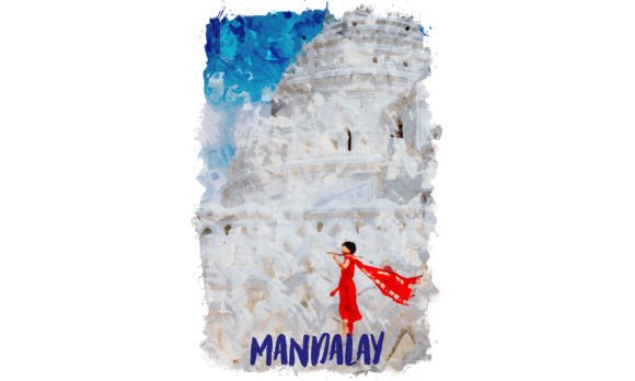 Mandalay Asia Watercolor: Illustrations for Local Branding