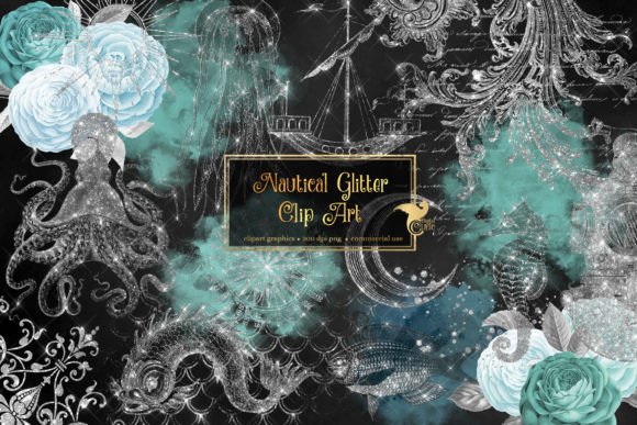 Nautical Glitter Clip Art: An Embroidery Review