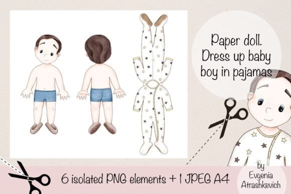 Paper Doll Baby Boy Pajamas: Illustrations Review