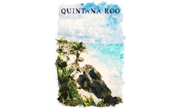 Quintana Roo Watercolor Illustrations for Crafters