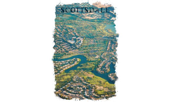 Scottsdale USA Watercolor Poster Illustrations Review