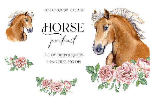 Watercolor Horse Clipart: An Embroidery Review