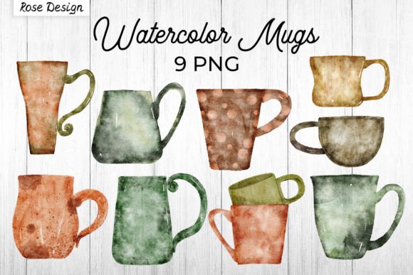 Watercolor Mugs Bundle: An Embroidery Review