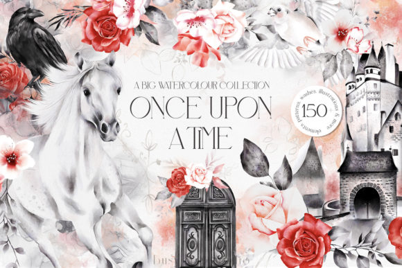 Whimsical Fairy Tale Collection PNG JPEG Illustrations